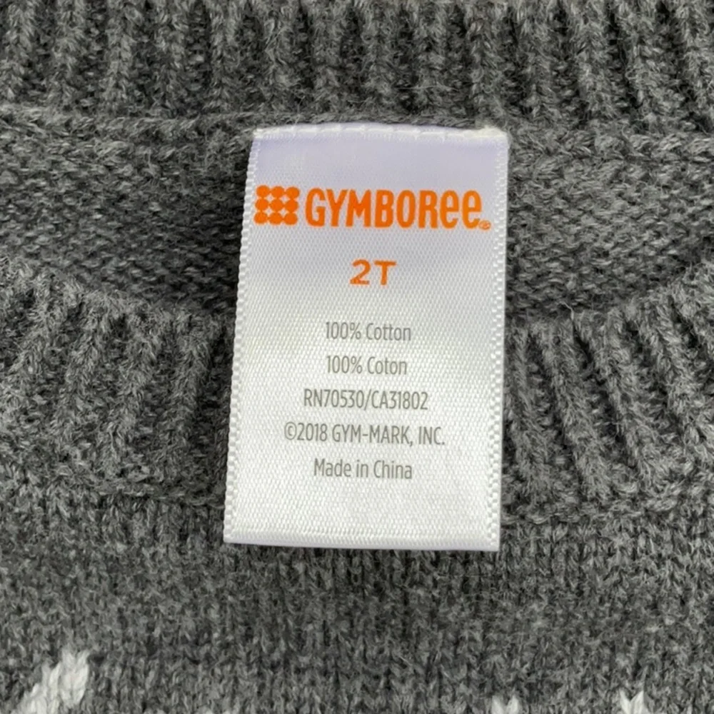 Gymboree Winter Gray Sweater 2T Holiday Lodge Classic Woodland Timeless Winter